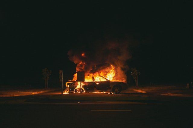 Crisis emocional. Accidente automovilistico