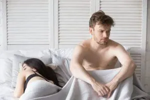 Disfunción sexual - mujer dormida