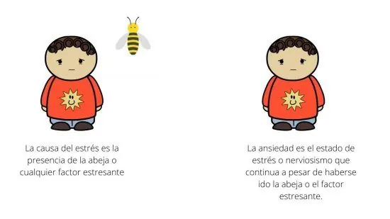 diferencia entre estrés y ansiedad