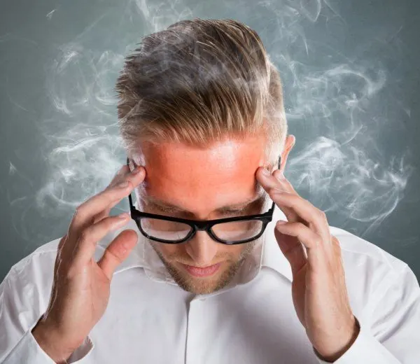Persona con síndrome de Burnout