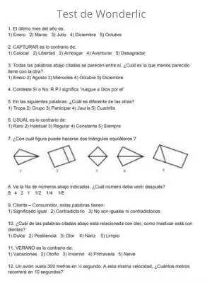 Test de Wonderlic