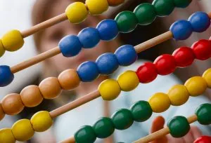 Abacus addition arithmetic