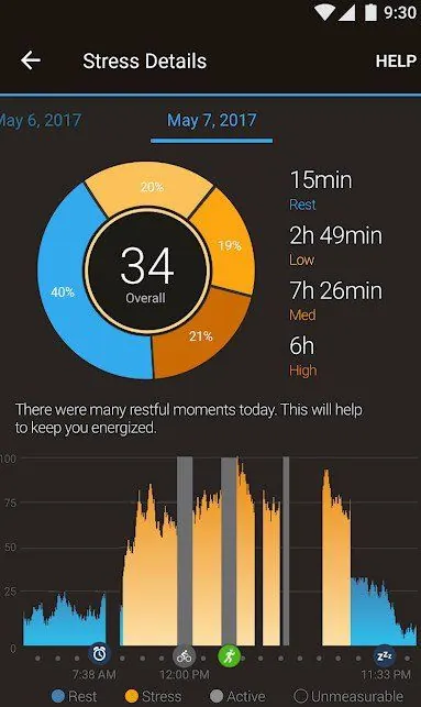 aplicación garmin connect