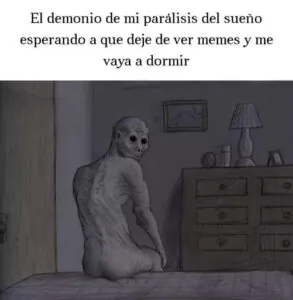 demonio de la paralisis del sueño
