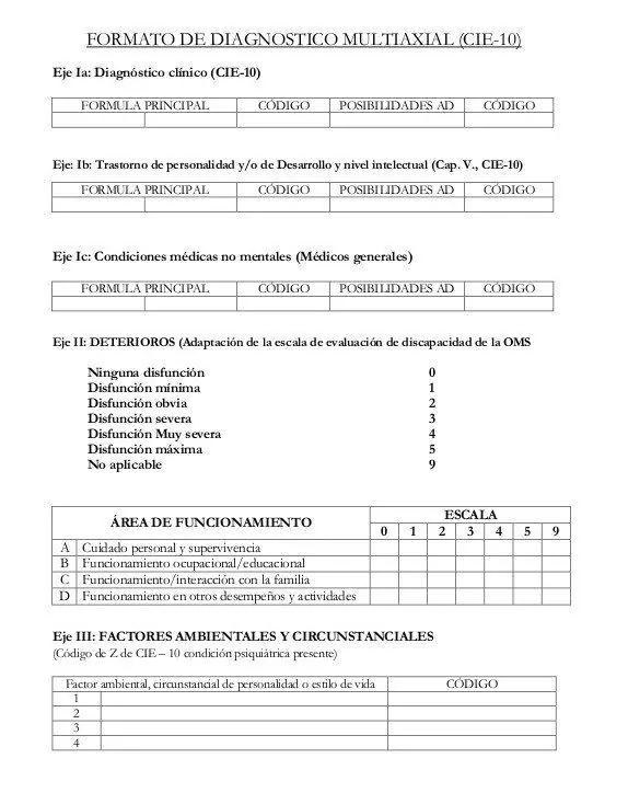 Informe evaluación multiaxial