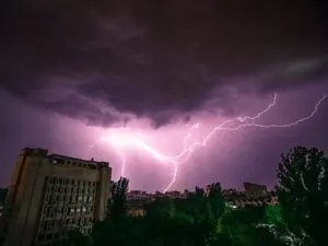 tormenta que da miedo