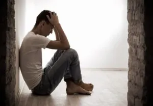 Psicosis hombre deprimido