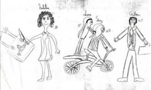 dibujo de la familia kinética