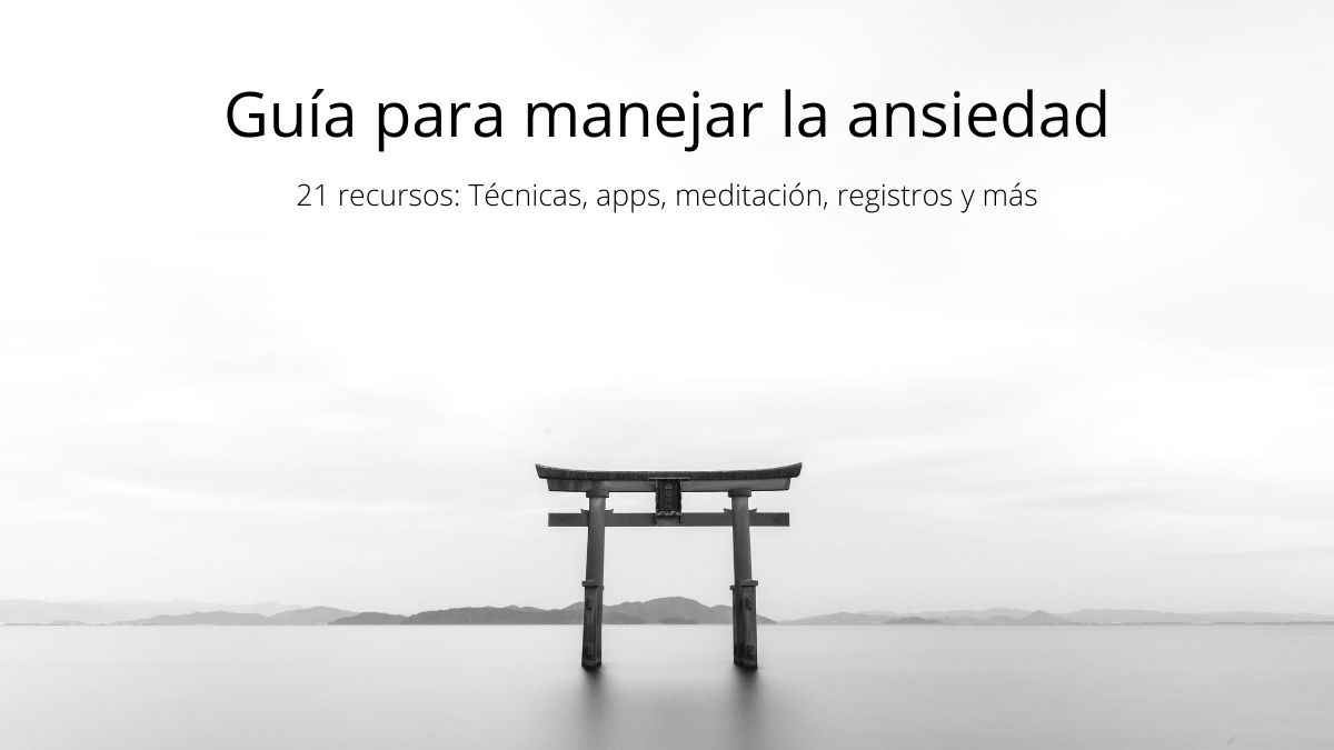 foto portada de guía para calmar la ansiedad